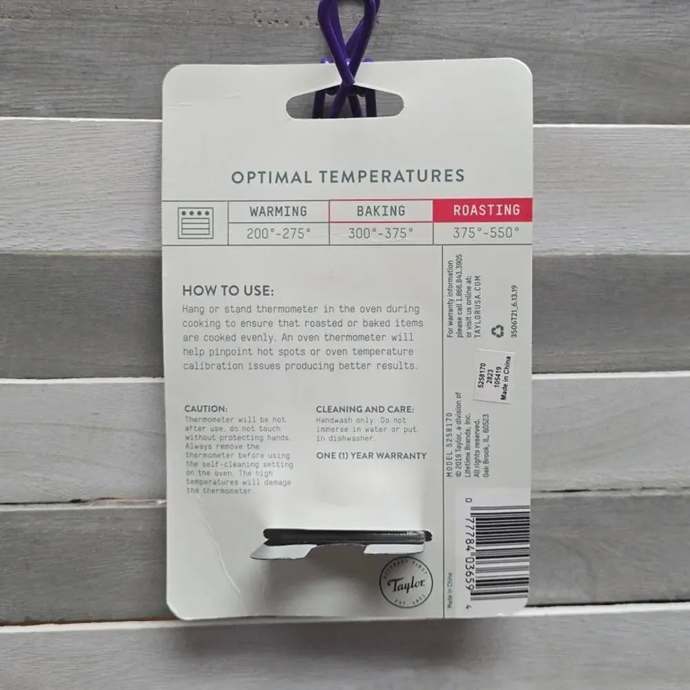 Taylor Ambient Oven Grill Temperature Thermometer